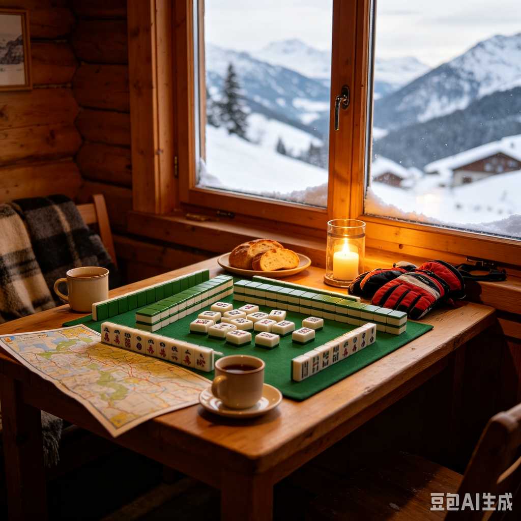 asian classic board game mahjong