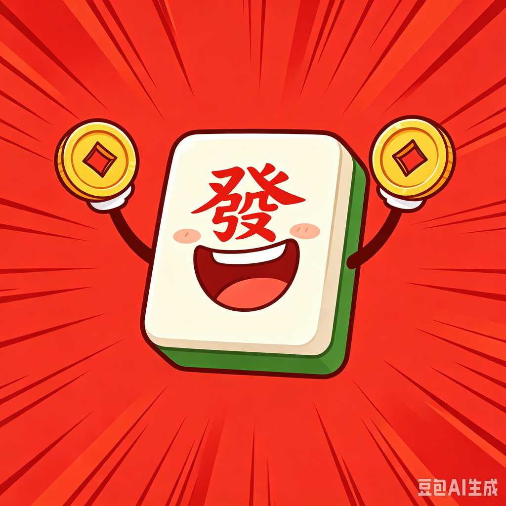 elegant text mahjong tiles