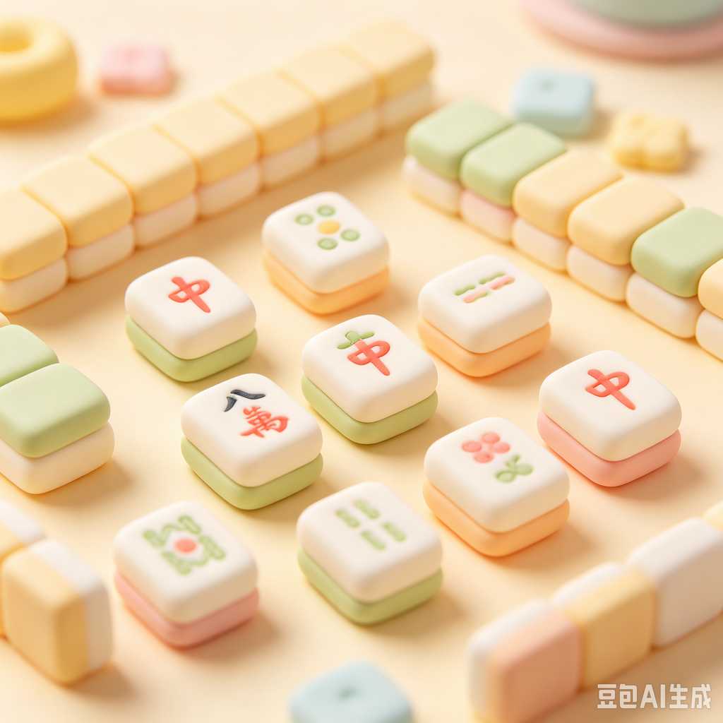 water resistant print mahjong tiles